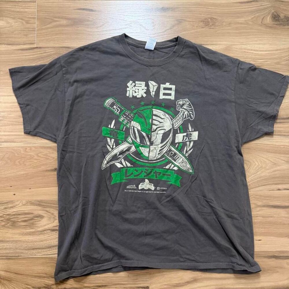 2015 Green Ranger Power Rangers movie promo tee Size XL